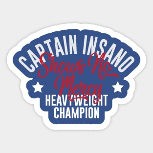 Captain Insano Vintage Sticker